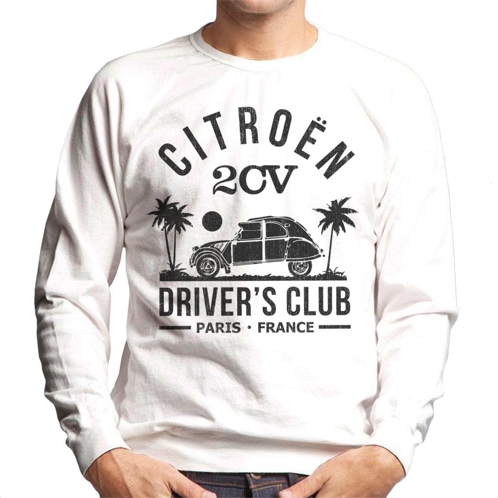 Citroën 2CV Driver's Club Black Beach Men's Sweatshirt product image 4