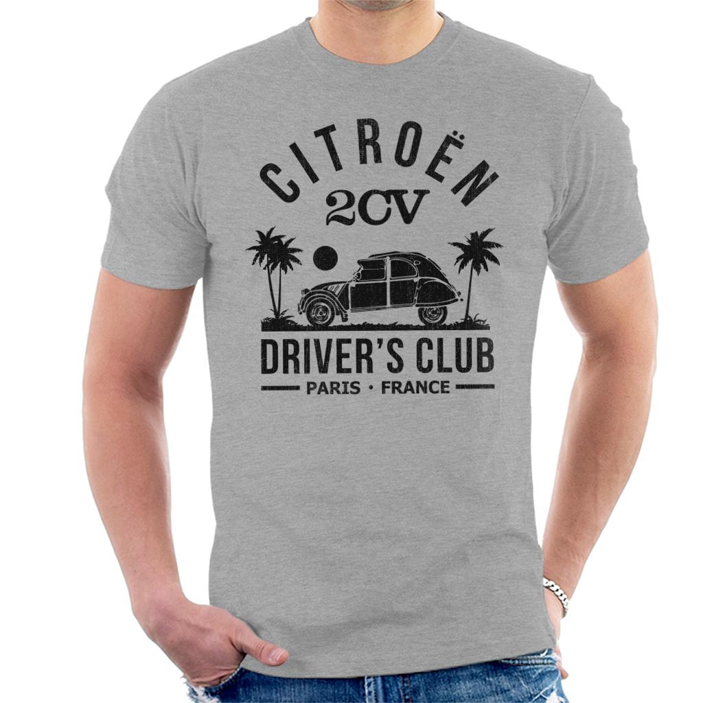 Citroën 2CV Driver's Club Black Beach Men's T-Shirt product image 1