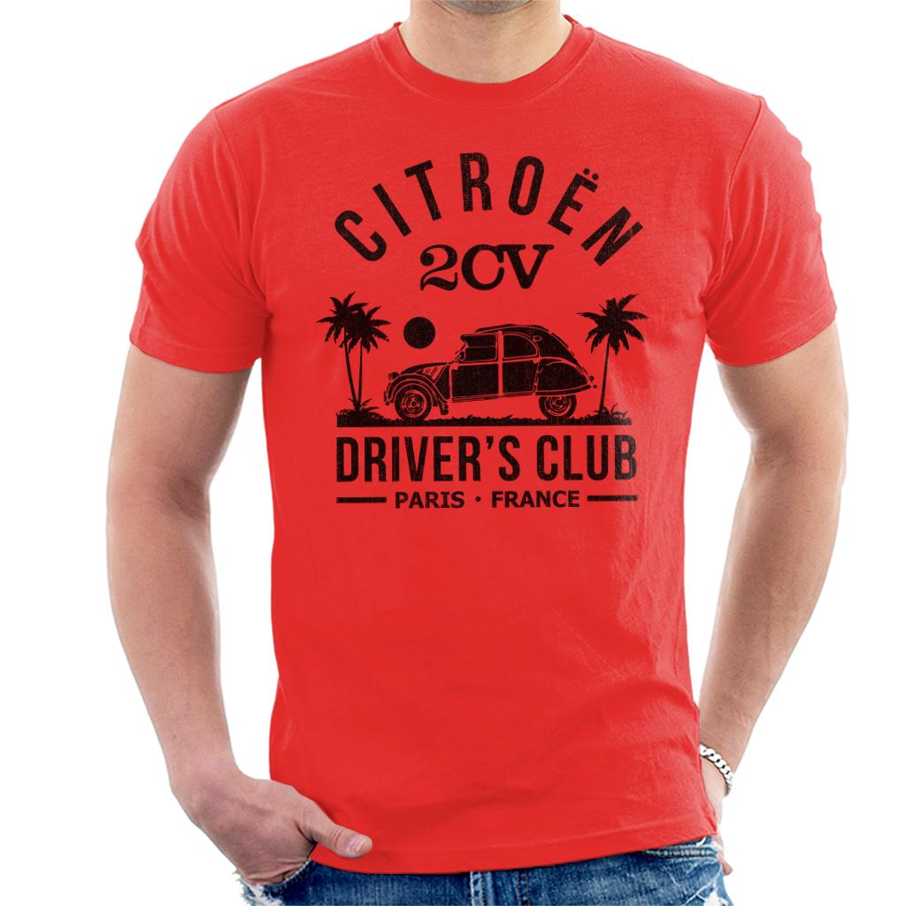 Citroën 2CV Driver's Club Black Beach Men's T-Shirt product image 6