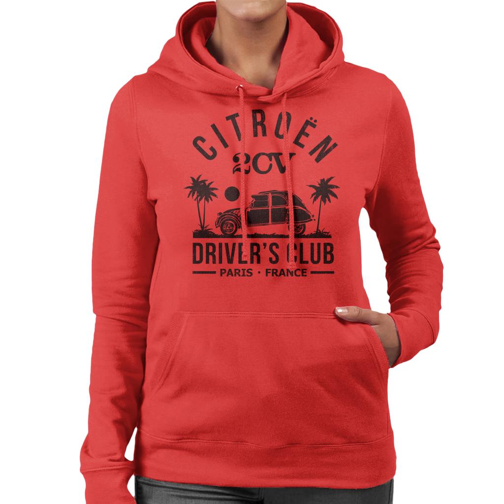 Citroën 2CV Driver's Club Black Beach Women's Hooded product image 6