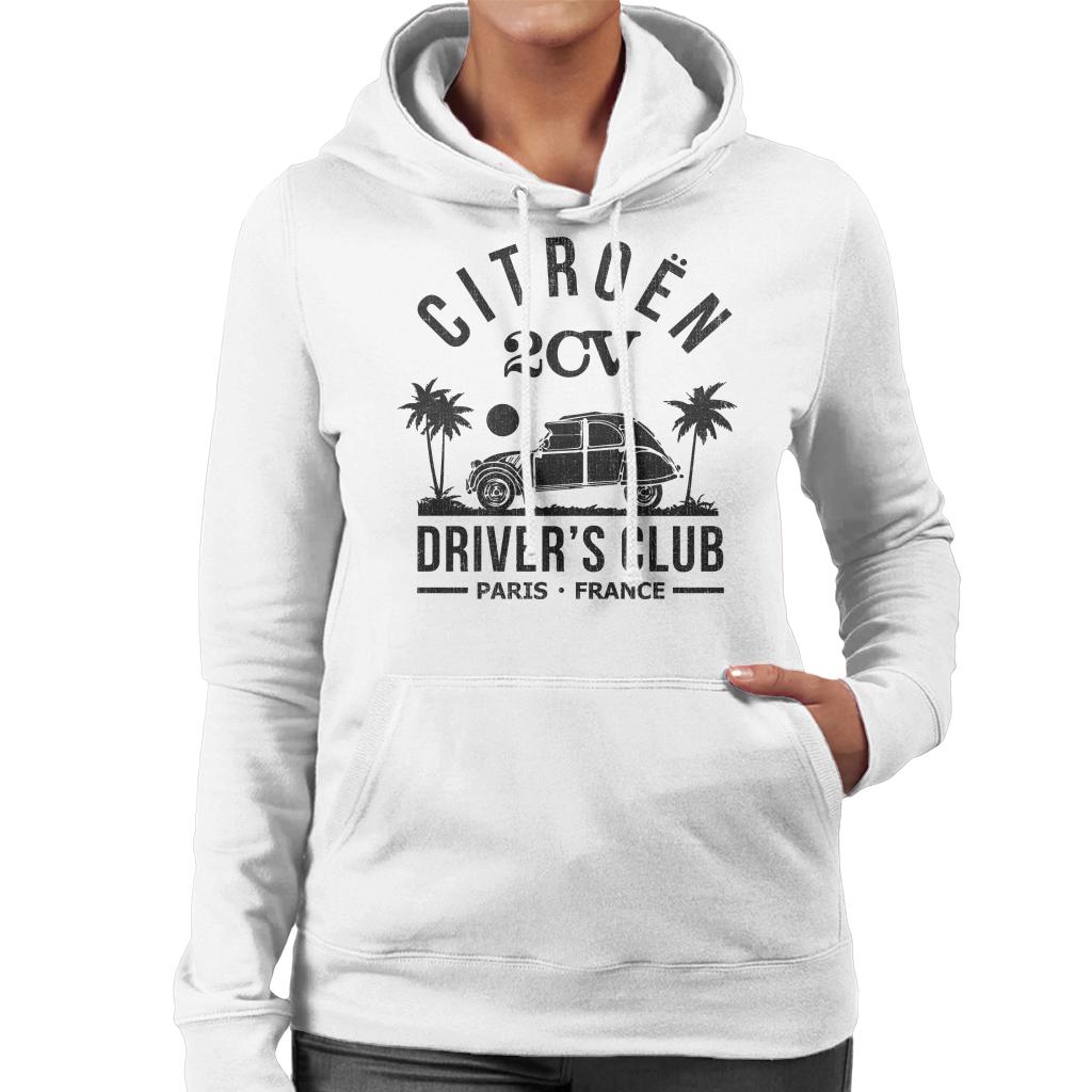 Citroën 2CV Driver's Club Black Beach Women's Hooded product image 4