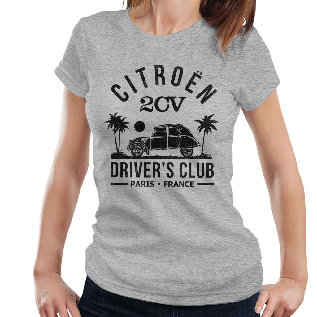 Citroën 2CV Driver's Club Black Beach Women's T-Shirt product image 1