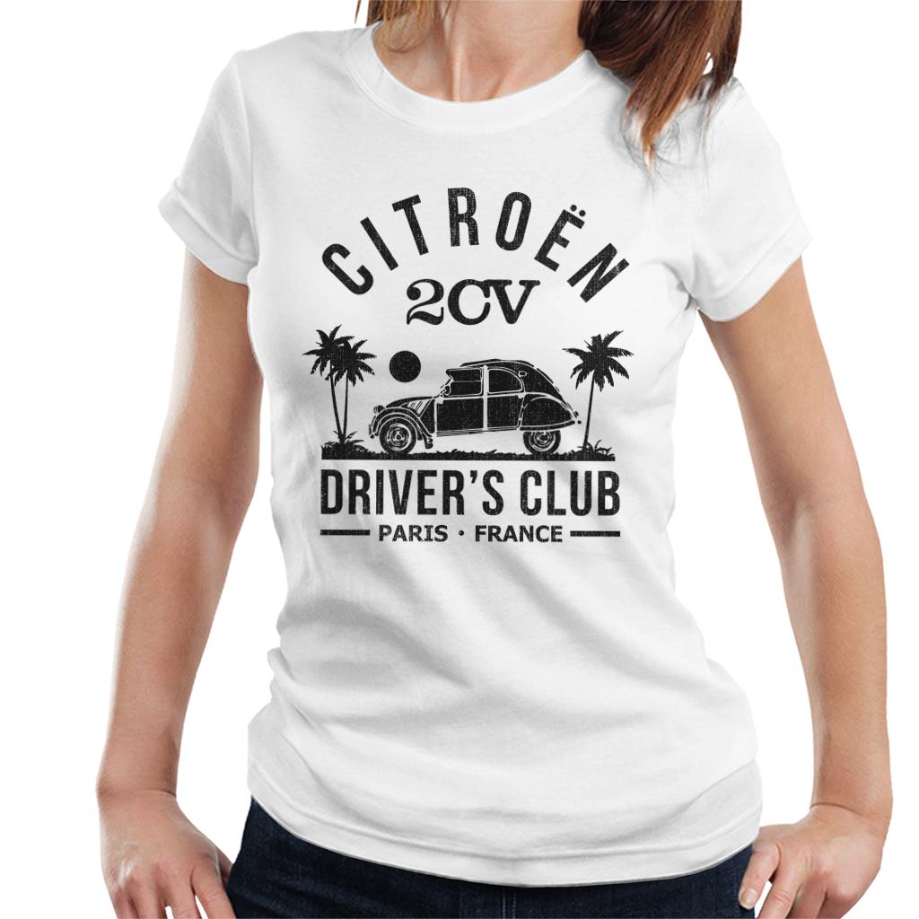 Citroën 2CV Driver's Club Black Beach Women's T-Shirt product image 4