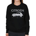 Citroën 2CV Dimensions White Diagram Women's Sweatshirt product image 1