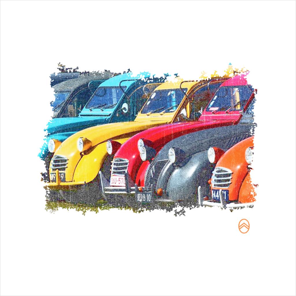 Citroën 2CV In A Line Retro Photo Women's Hooded Sweatshirt product image 7
