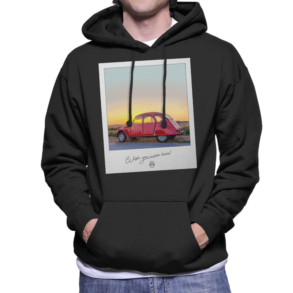 Citroën 2CV Wish You Were Here Photo Men's Hooded Sweatshirt product image 1