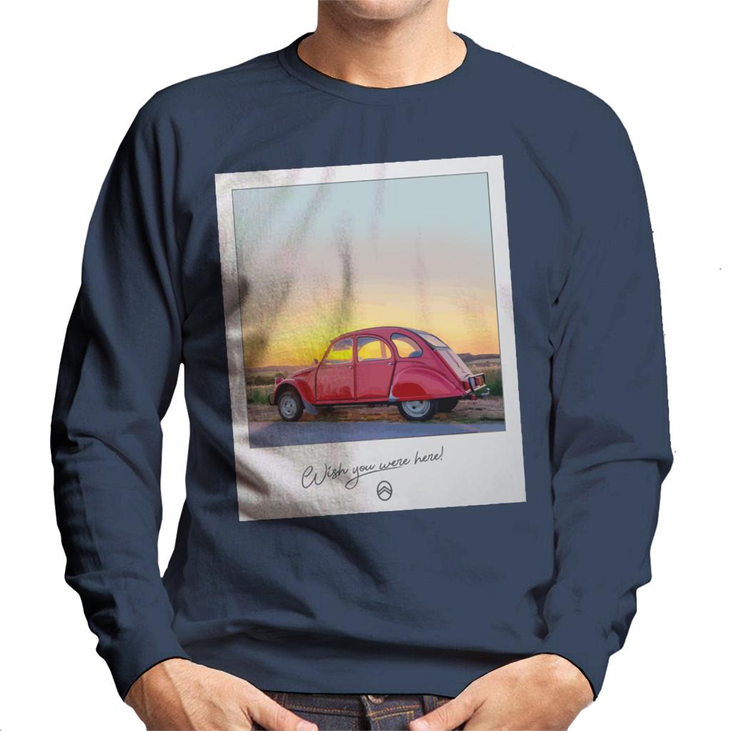 Citroën 2CV Wish You Were Here Photo Men's Sweatshirt product image 4