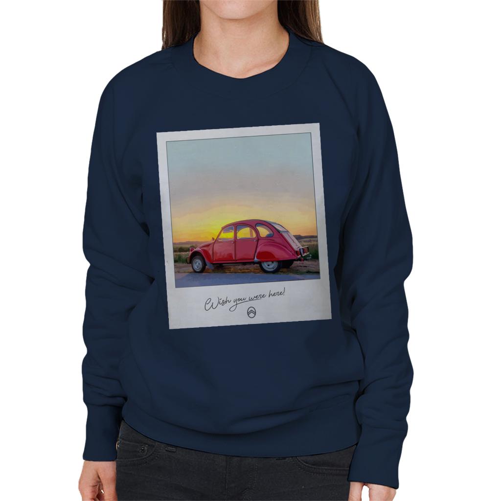 Citroën 2CV Wish You Were Here Photo Women's Sweatshirt product image 4