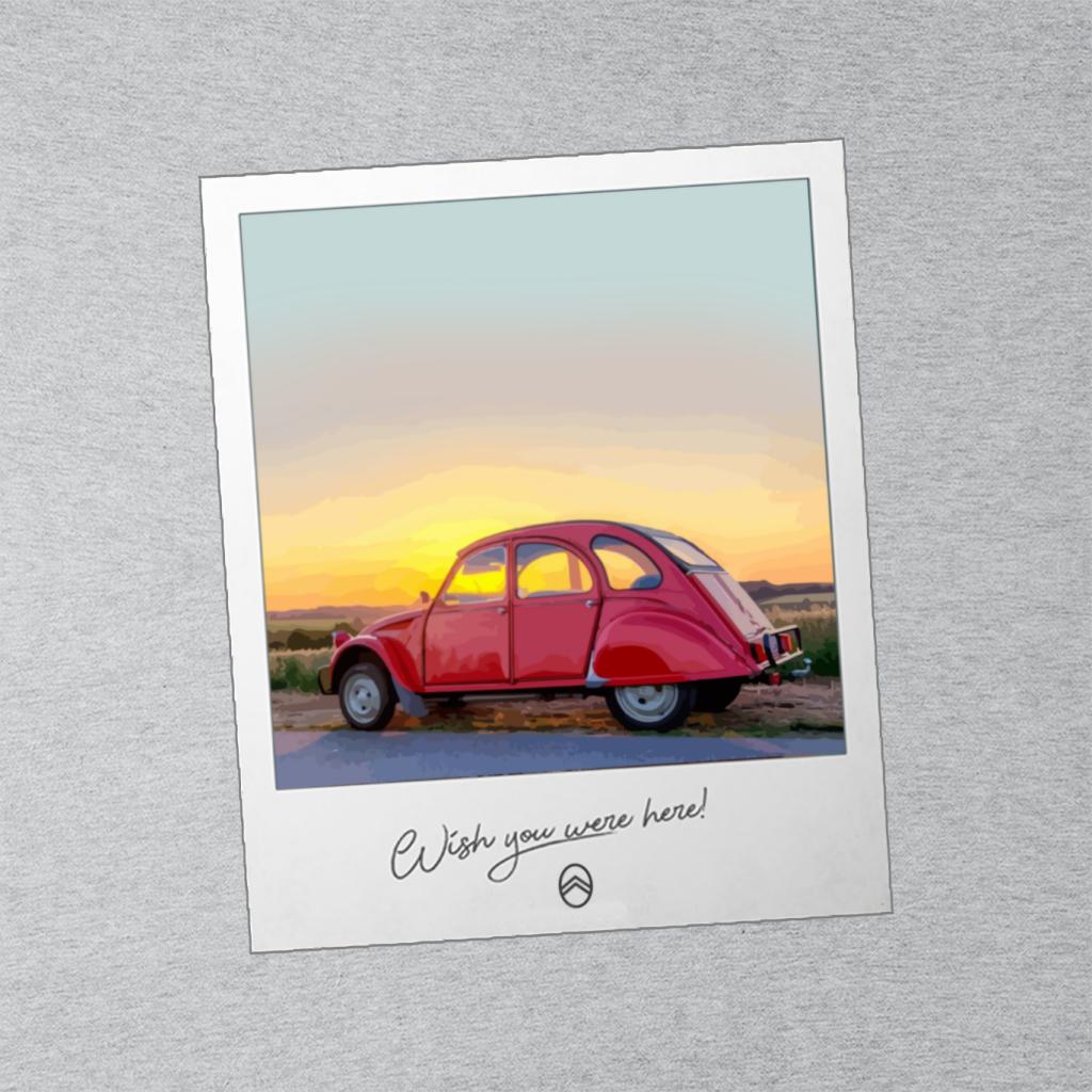 Citroën 2CV Wish You Were Here Photo For Light Men's Hooded product image 2