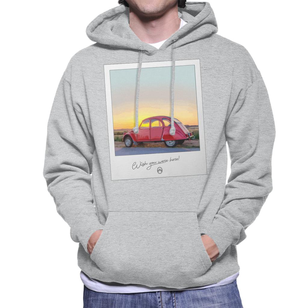 Citroën 2CV Wish You Were Here Photo For Light Men's Hooded product image 1