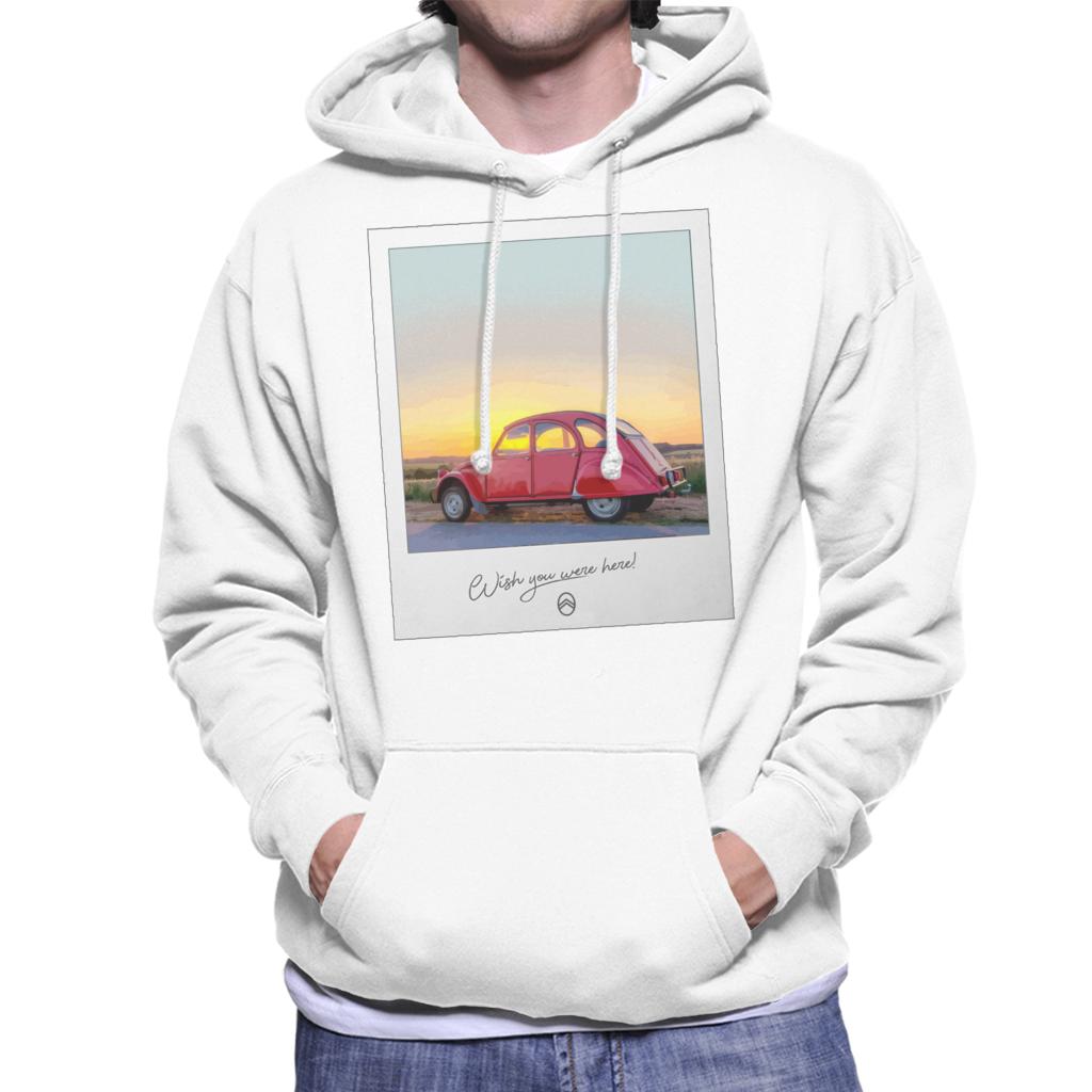 Citroën 2CV Wish You Were Here Photo For Light Men's Hooded product image 4