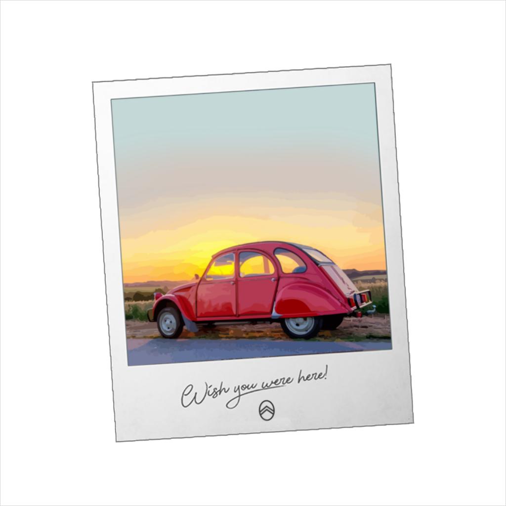 Citroën 2CV Wish You Were Here Photo For Light Men's Hooded product image 5