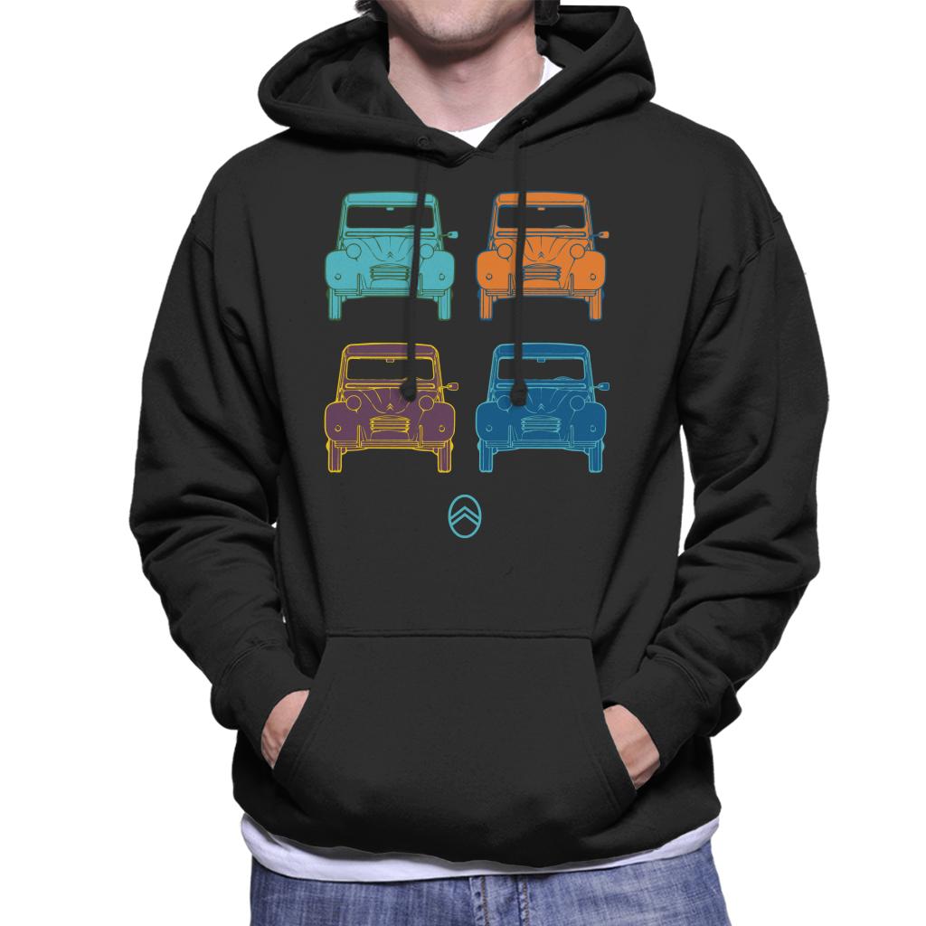 Citroën 2CV Pop Art Style Men's Hooded Sweatshirt product image 1