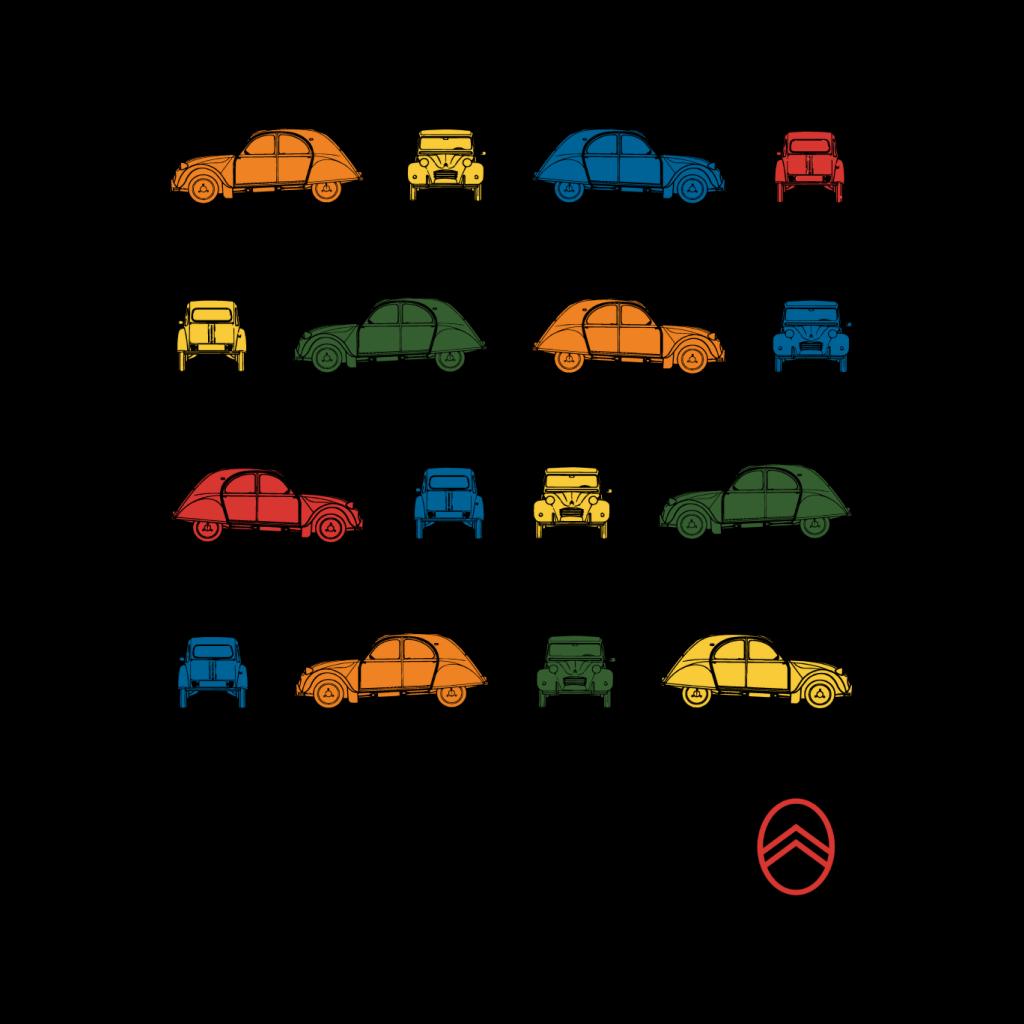 Citroën 2CV Pop Art Pattern Men's T-Shirt product image 2