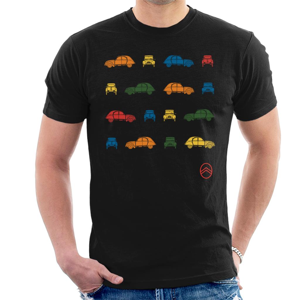 Citroën 2CV Pop Art Pattern Men's T-Shirt product image 1