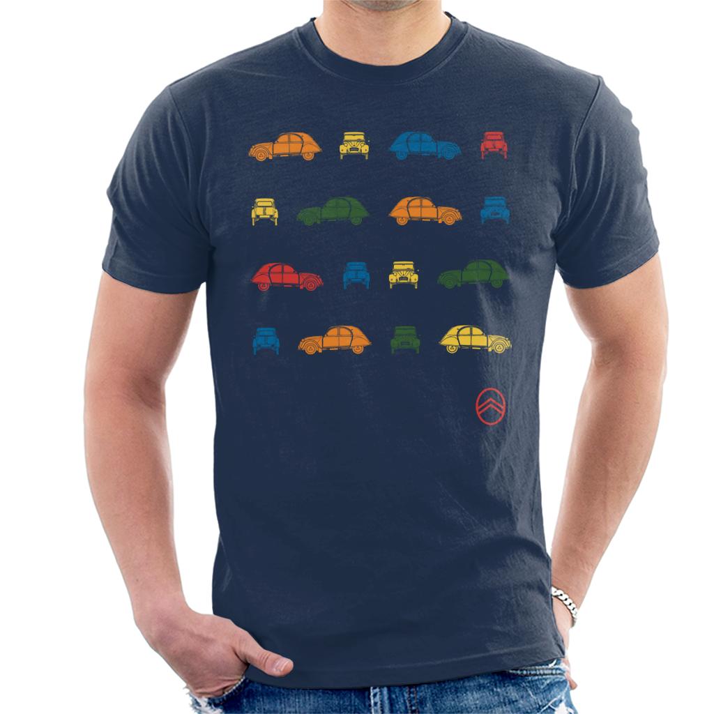 Citroën 2CV Pop Art Pattern Men's T-Shirt product image 4