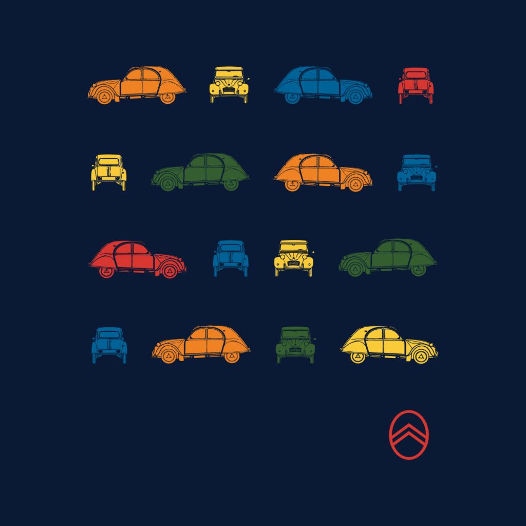 Citroën 2CV Pop Art Pattern Women's T-Shirt product image 5