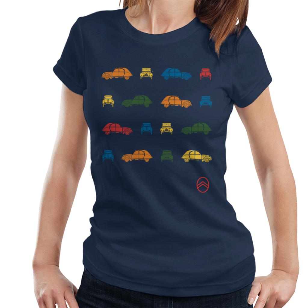 Citroën 2CV Pop Art Pattern Women's T-Shirt product image 4