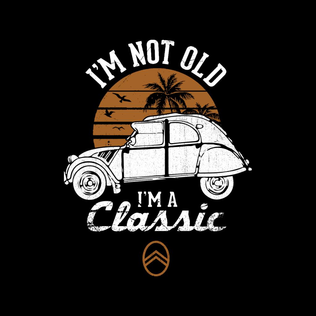 Citroën 2CV White I'm Not Old Classic Sunset Women's Hooded product image 2