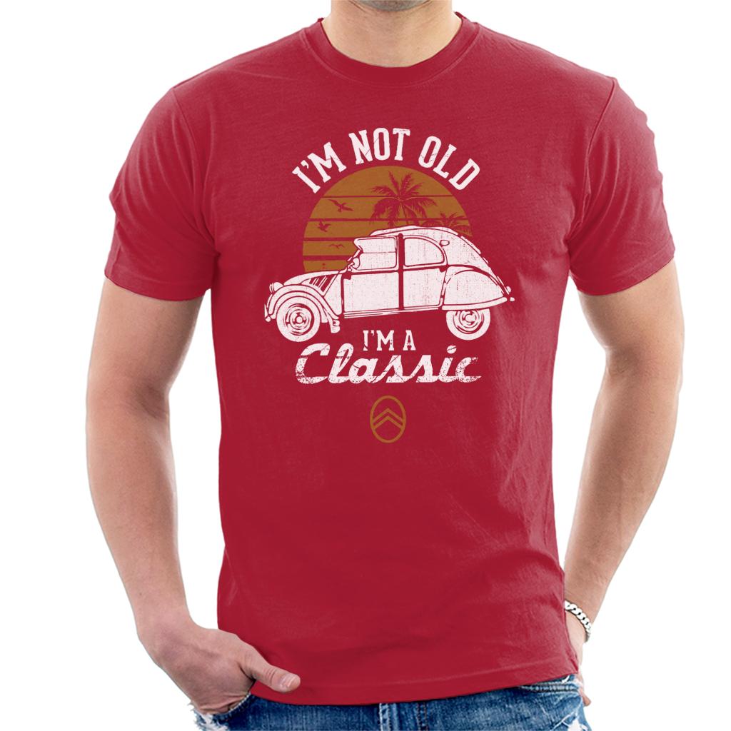 Citroën 2CV White I'm Not Old Classic Sunset Men's T-Shirt product image 6