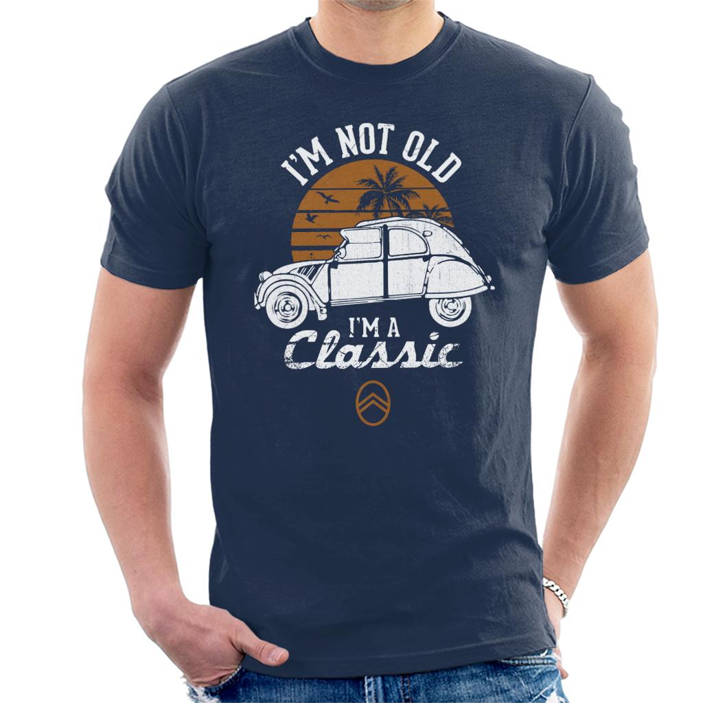 Citroën 2CV White I'm Not Old Classic Sunset Men's T-Shirt product image 4