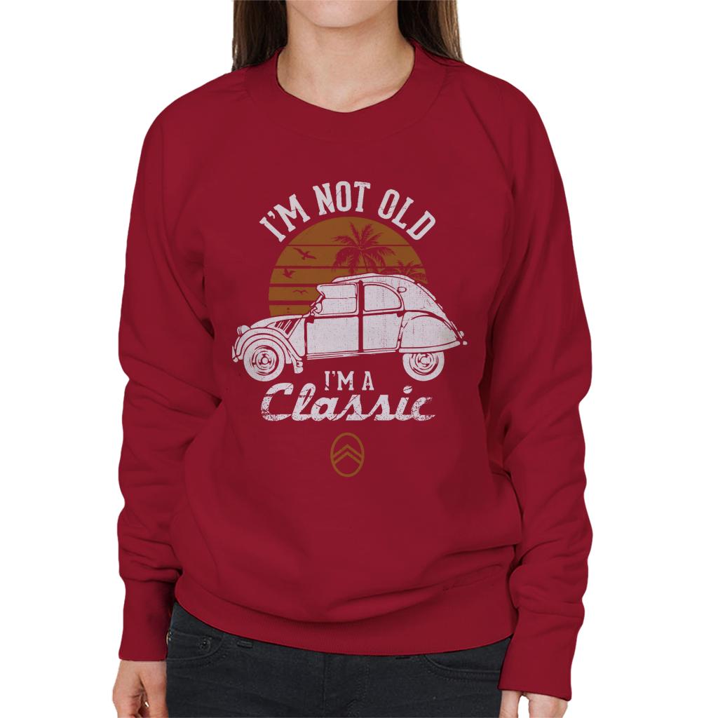Citroën 2CV White I'm Not Old Classic Sunset Women's product image 6