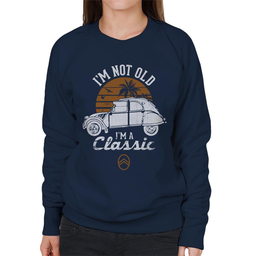 Citroën 2CV White I'm Not Old Classic Sunset Women's product image 4