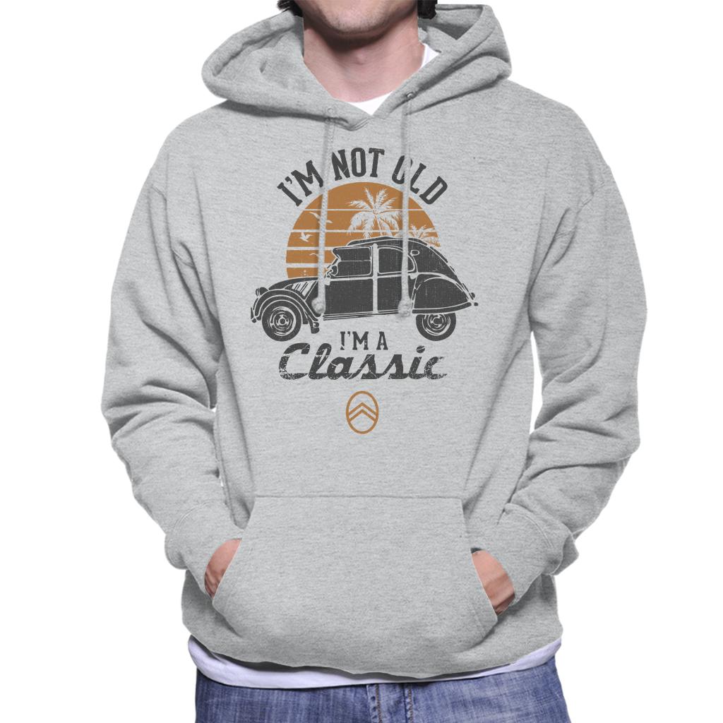 Citroën 2CV Black I'm Not Old Classic Sunset Men's Hooded product image 1