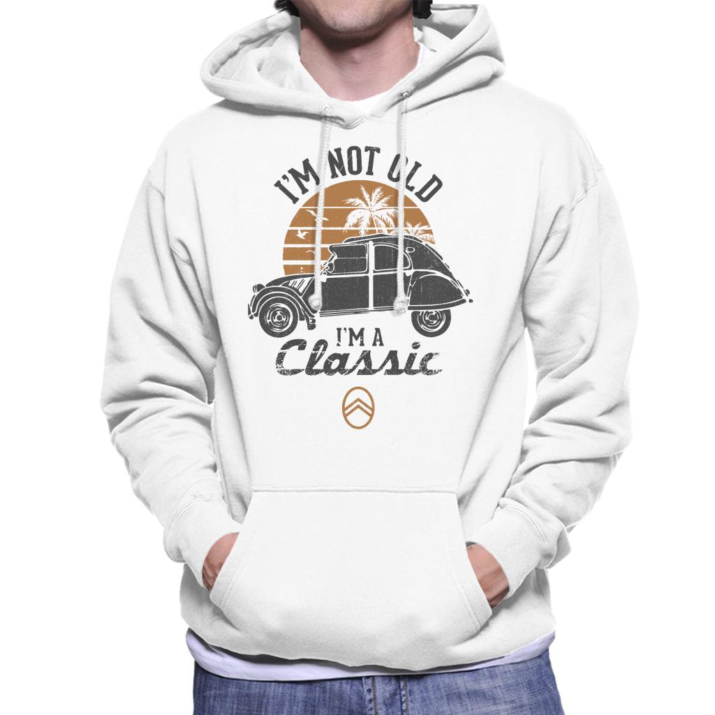Citroën 2CV Black I'm Not Old Classic Sunset Men's Hooded product image 4