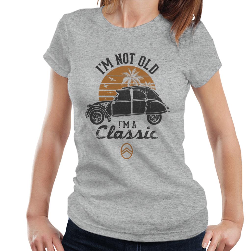Citroën 2CV Black I'm Not Old Classic Sunset Women's T-Shirt product image 1