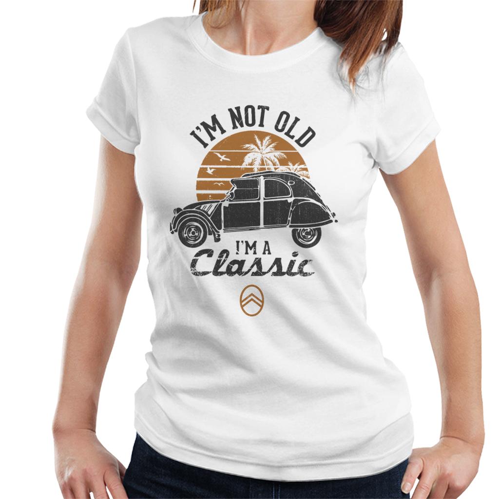 Citroën 2CV Black I'm Not Old Classic Sunset Women's T-Shirt product image 4