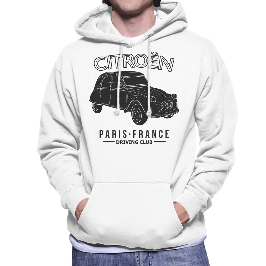 Citroën Driving Club Black 2CV Paris France Men's Hooded product image 4