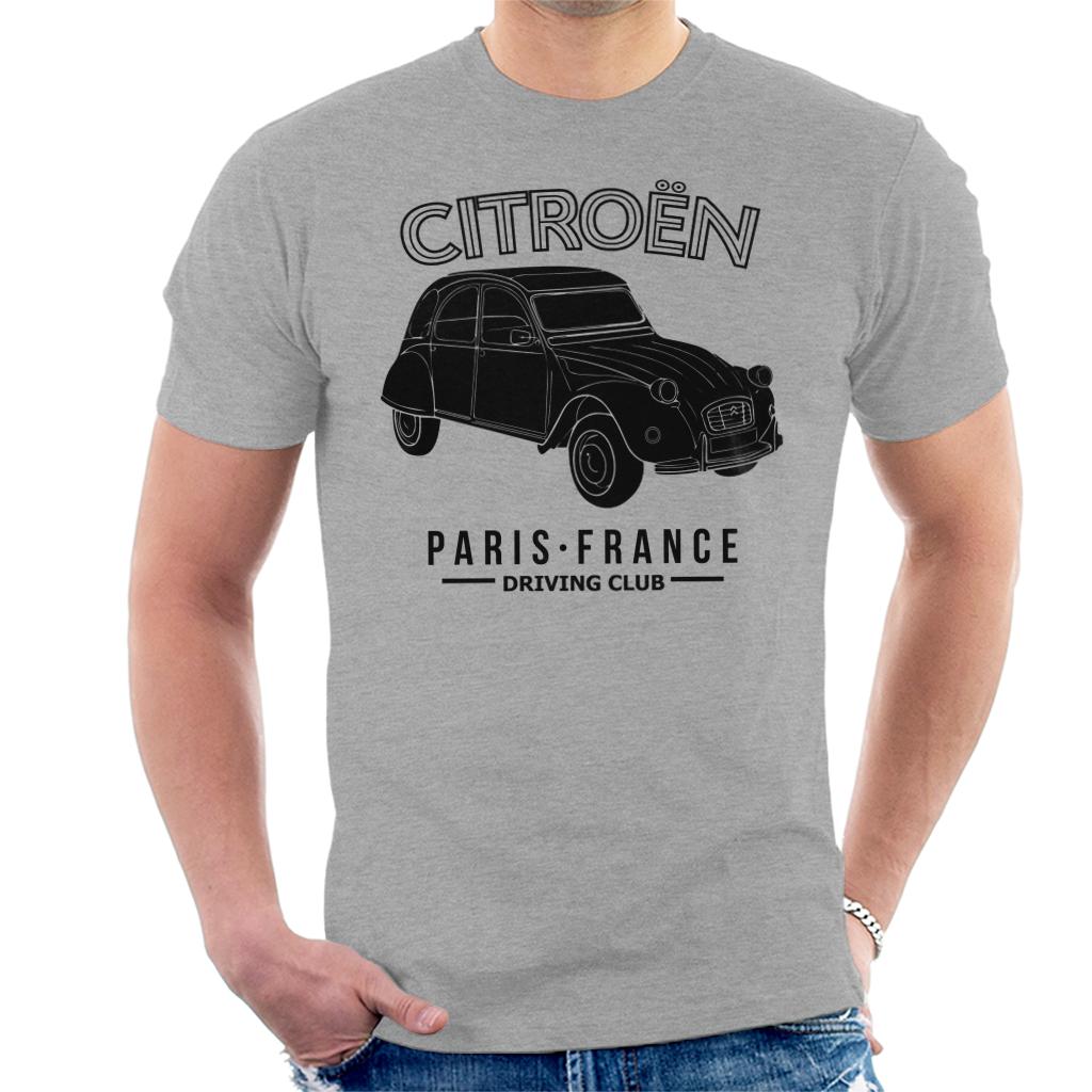 Citroën Driving Club Black 2CV Paris France Men's T-Shirt product image 1
