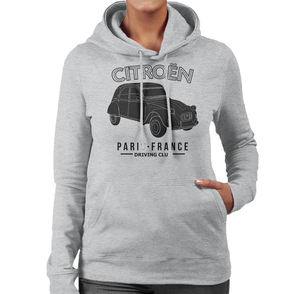 Citroën Driving Club Black 2CV Paris France Women's Hooded product image 1