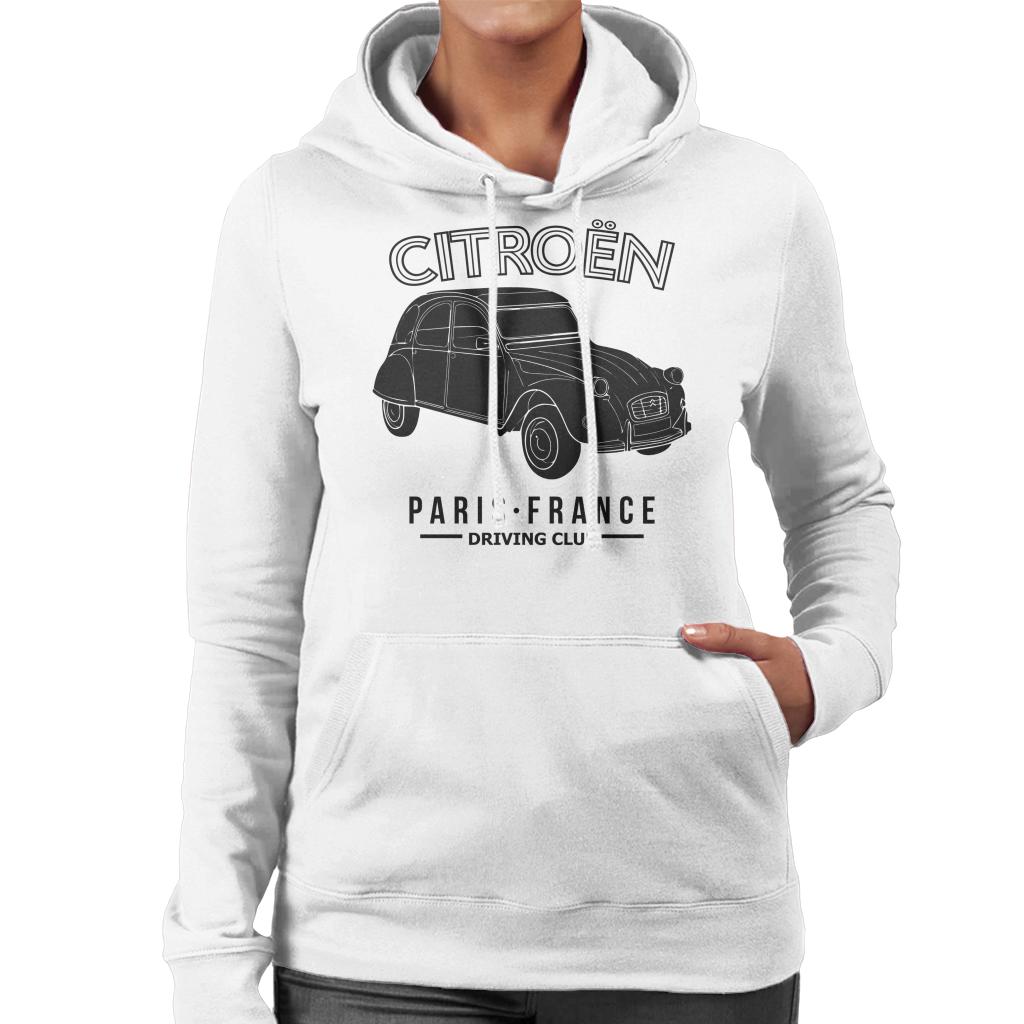 Citroën Driving Club Black 2CV Paris France Women's Hooded product image 4