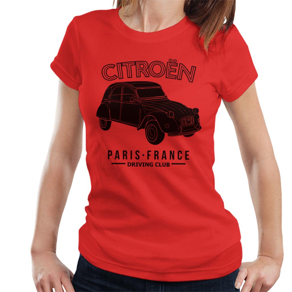 Citroën Driving Club Black 2CV Paris France Women's T-Shirt product image 6