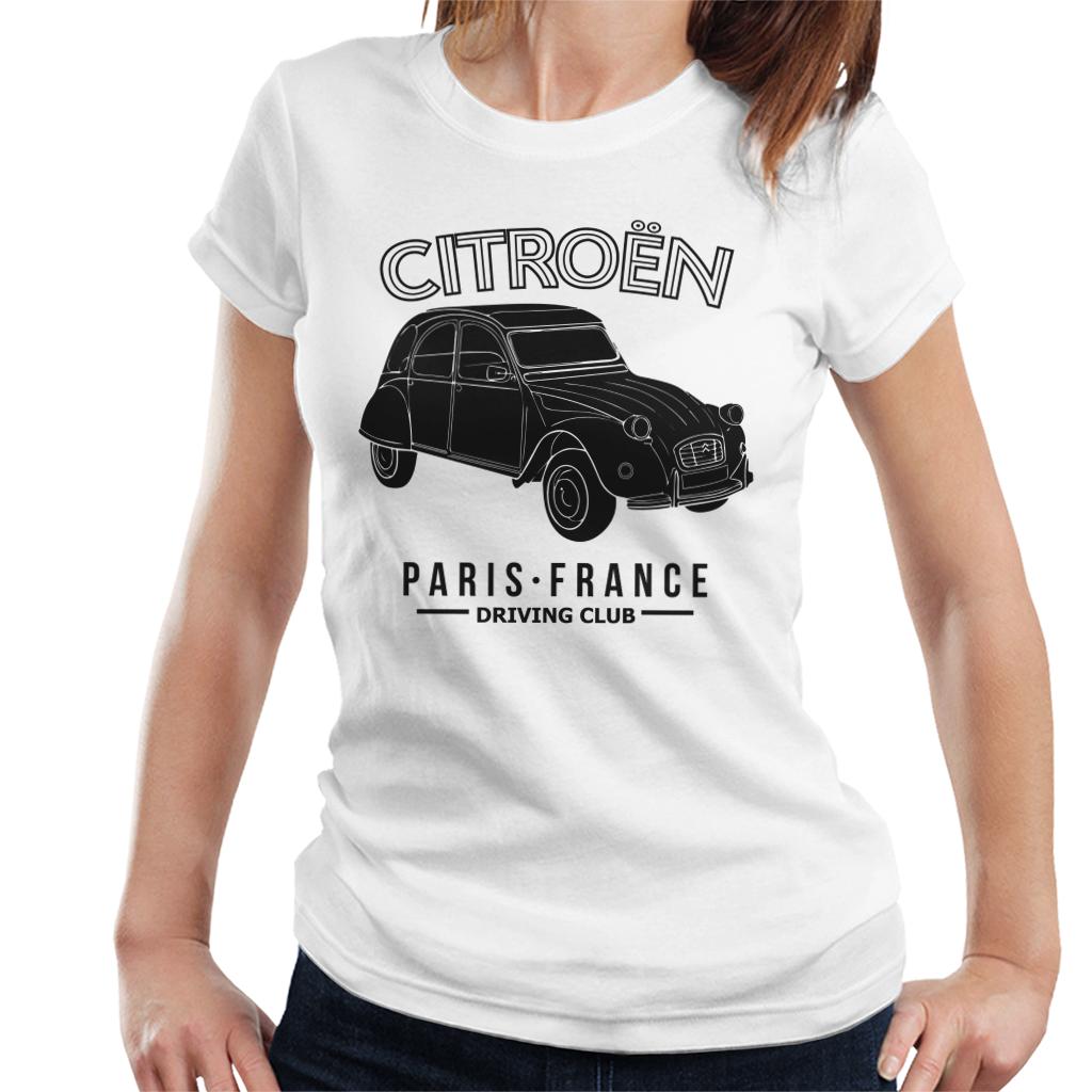 Citroën Driving Club Black 2CV Paris France Women's T-Shirt product image 4