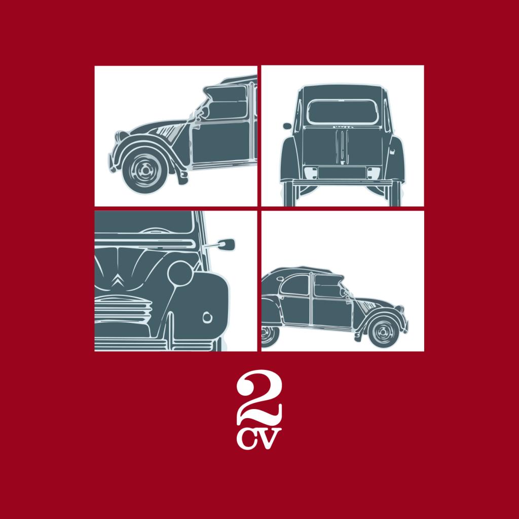 Citroën 2CV White Glamour Close Ups Men's Sweatshirt product image 7