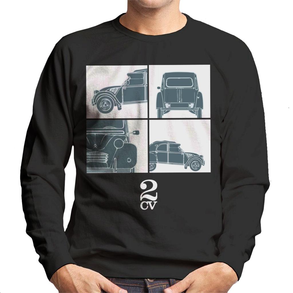 Citroën 2CV White Glamour Close Ups Men's Sweatshirt product image 1