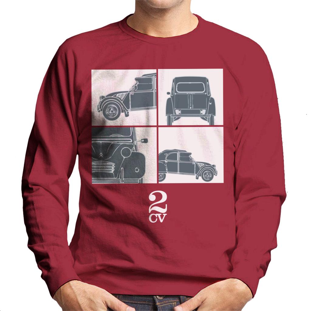 Citroën 2CV White Glamour Close Ups Men's Sweatshirt product image 6