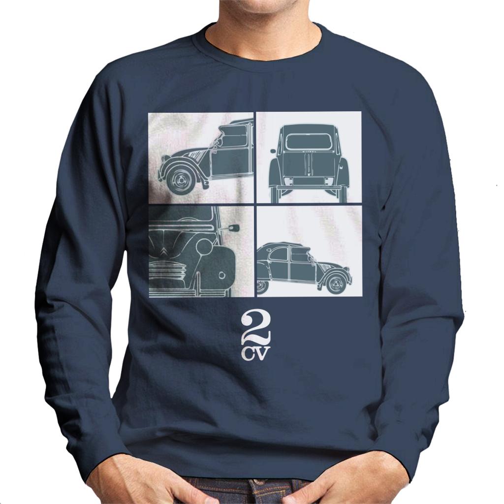 Citroën 2CV White Glamour Close Ups Men's Sweatshirt product image 4
