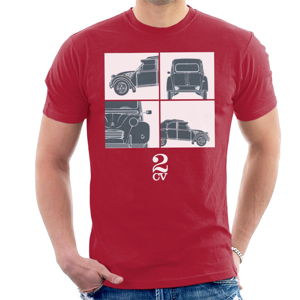 Citroën 2CV White Glamour Close Ups Men's T-Shirt product image 6