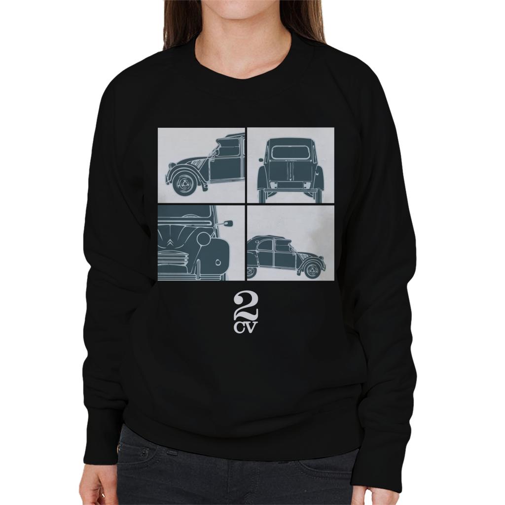 Citroën 2CV White Glamour Close Ups Women's Sweatshirt product image 1