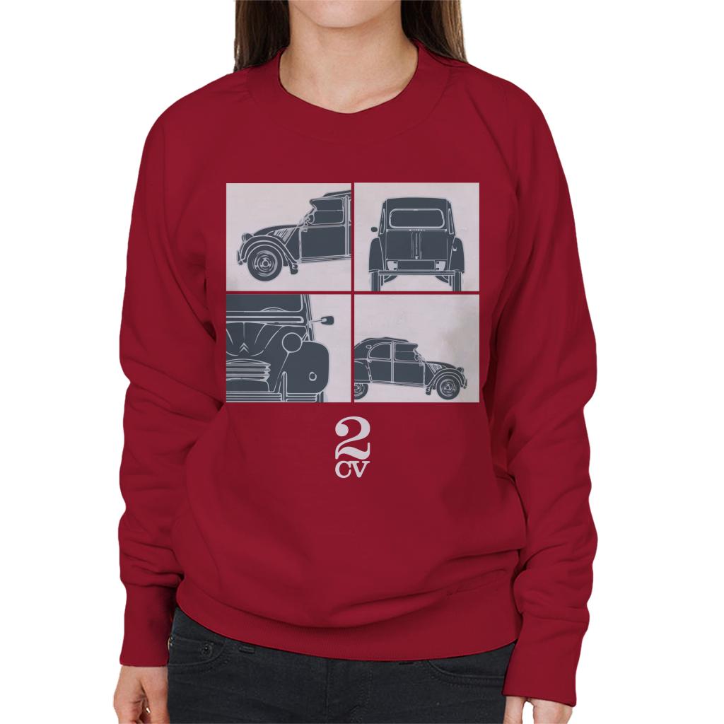 Citroën 2CV White Glamour Close Ups Women's Sweatshirt product image 6