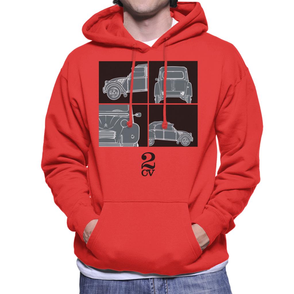 Citroën 2CV Black Glamour Close Ups Men's Hooded Sweatshirt product image 6