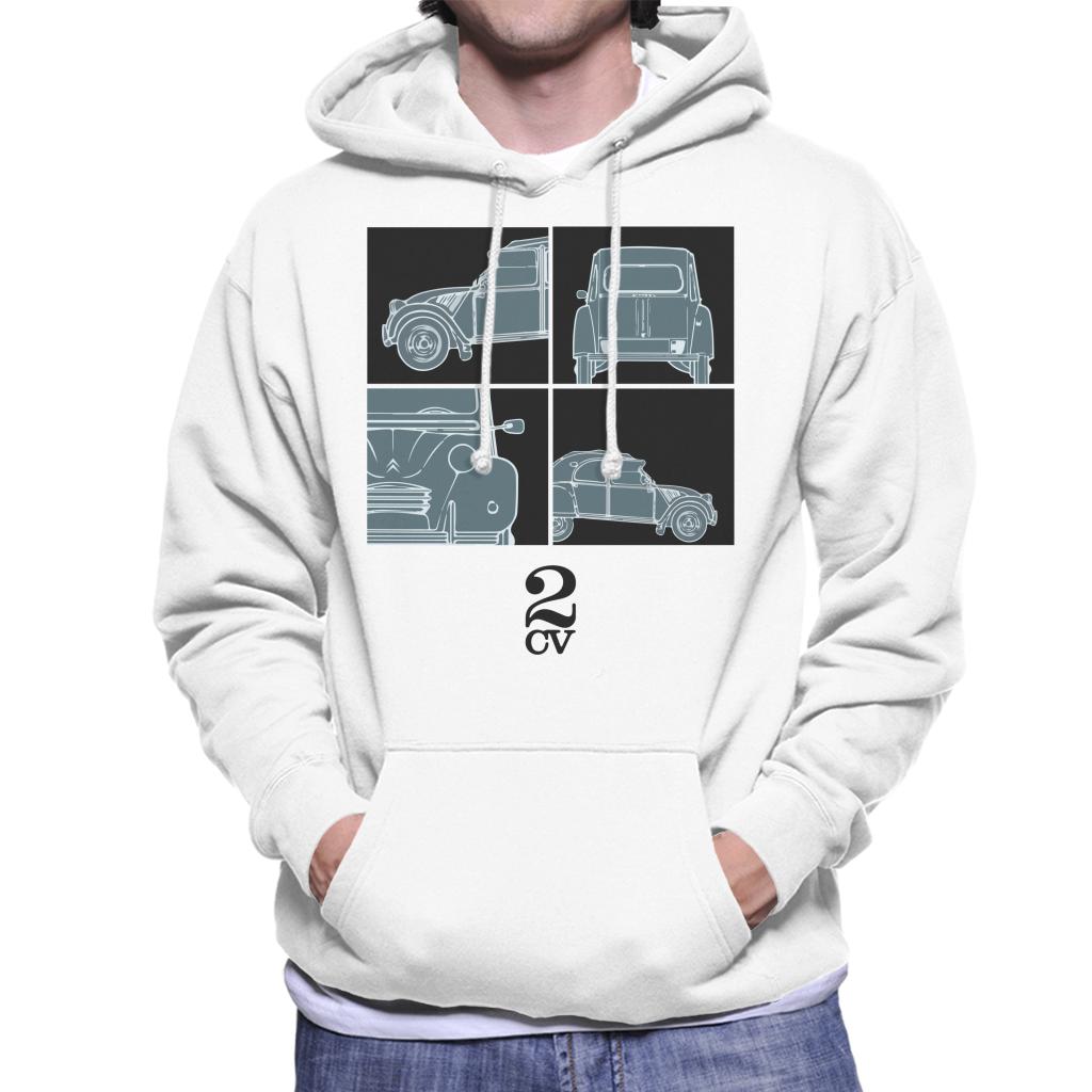 Citroën 2CV Black Glamour Close Ups Men's Hooded Sweatshirt product image 4
