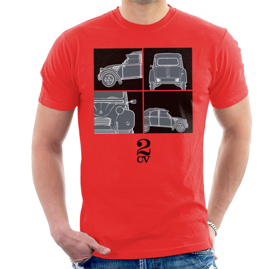 Citroën 2CV Black Glamour Close Ups Men's T-Shirt product image 6