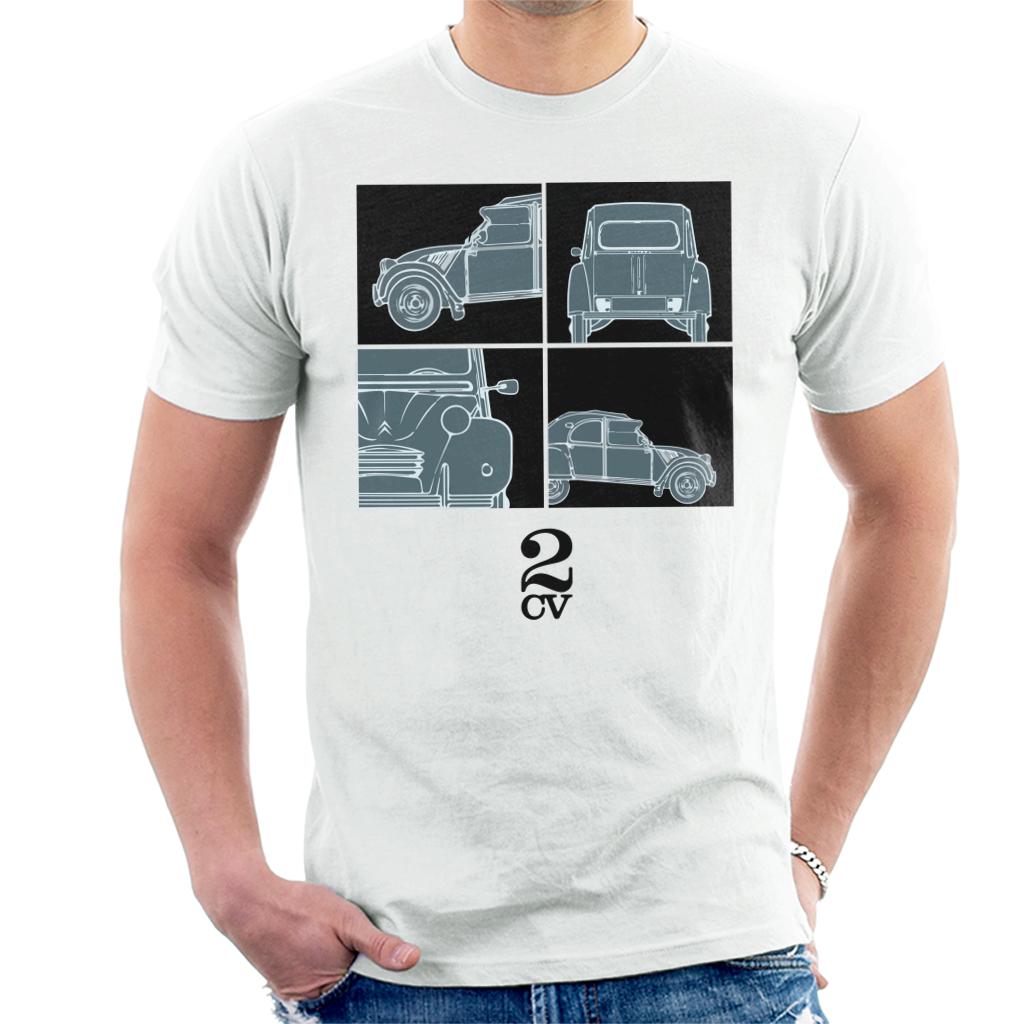 Citroën 2CV Black Glamour Close Ups Men's T-Shirt product image 4