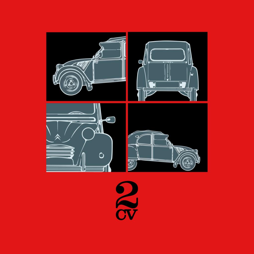 Citroën 2CV Black Glamour Close Ups Women's T-Shirt product image 7