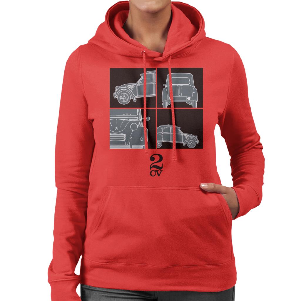 Citroën 2CV Black Glamour Close Ups Women's Hooded product image 6